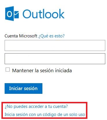 Mi cuenta de Outlook.com está bloqueada