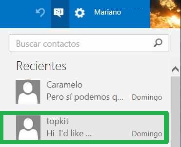 Rechazar las solicitudes de contactos en Skype para Outlook.com