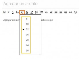 tutorial para modificar el tamaño de la letra